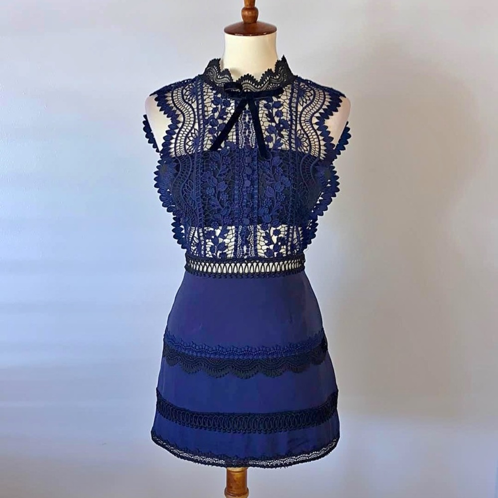 Self Portrait Eyelet Dress